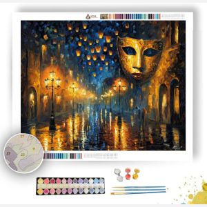 MASKED LANTERN - Paint by Numbers Full Kit
