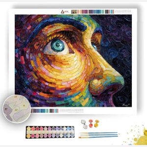 SPIRAL FACE - Paint by Numbers Full Kit