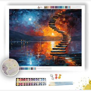 FLOATING STAIRCASE - Paint by Numbers Full Kit