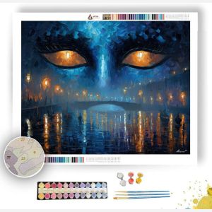 COBALT MASK - Paint by Numbers Full Kit