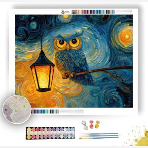FRACTAL OWL - Paint by Numbers Full Kit