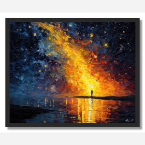 MELTED STAR - FRAMED