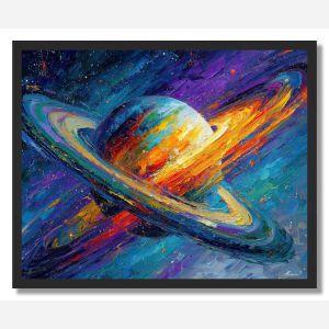 WOUNDED ORBIT - FRAMED