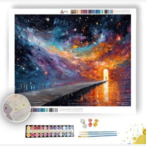 COSMIC BRIDGE - Paint by Numbers Full Kit