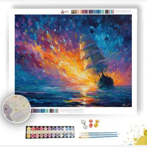 BROKEN SHIP - Paint by Numbers Full Kit