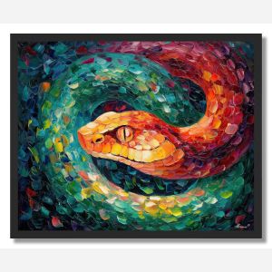 SURREAL SERPENT - FRAMED