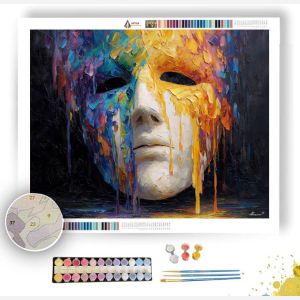 MELTING MASK - Paint by Numbers Full Kit
