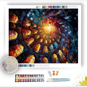 TWISTED CATHEDRAL - Paint by Numbers Full Kit