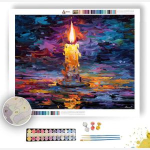 CHAOTIC CANDLE - Paint by Numbers Full Kit