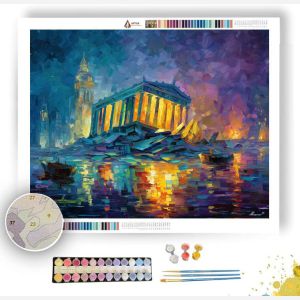 BROKEN TEMPLE - Paint by Numbers Full Kit