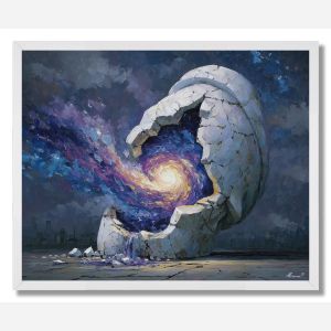 COSMIC STATUE - FRAMED