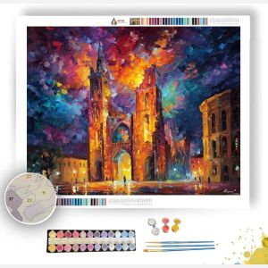 BROKEN CATHEDRAL - Paint by Numbers Full Kit