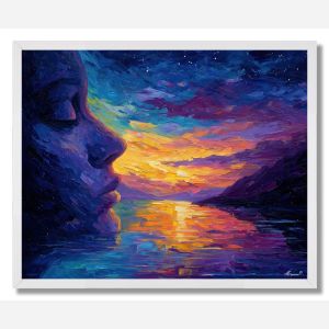 DREAMING STATUE - FRAMED