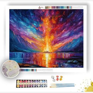 SACRED FLAME - Paint by Numbers Full Kit