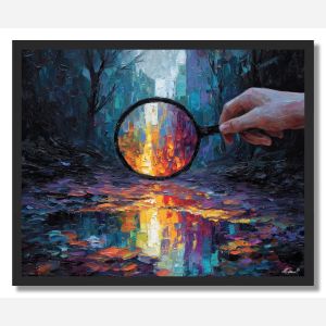 HOLLOW MIRROR - FRAMED