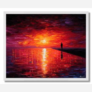 CRIMSON SHADOW - FRAMED