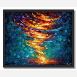 TWISTED FLAME 2 - FRAMED