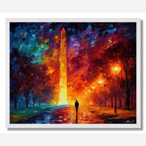BURNING OBELISK - FRAMED