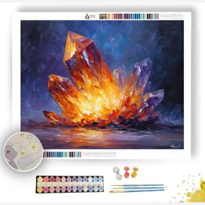 BURNING CRYSTAL - Paint by Numbers Full Kit