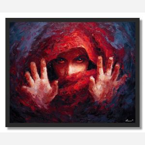 CRIMSON ORACLE - FRAMED