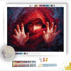CRIMSON ORACLE - Paint by Numbers Full Kit