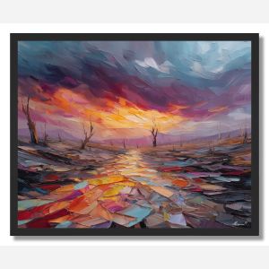 WOUNDED CRYSTAL - FRAMED