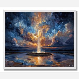 SURREAL FOUNTAIN - FRAMED