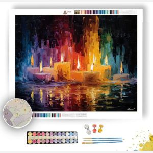 SHATTERED CANDLE - Paint by Numbers Full Kit