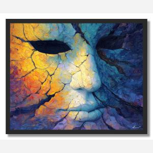 WOUNDED MASK - FRAMED