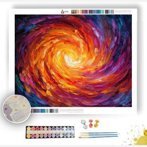 TWISTED FLAME - Paint by Numbers Full Kit
