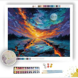 WOUNDED PLANET - Paint by Numbers Full Kit