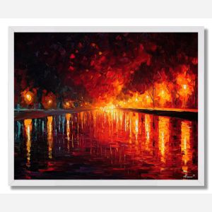 CRIMSON MIRROR - FRAMED