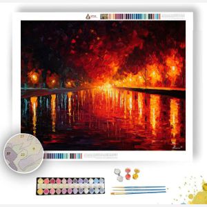 CRIMSON MIRROR - Paint by Numbers Full Kit