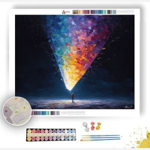 FALLING PRISM - Paint by Numbers Full Kit