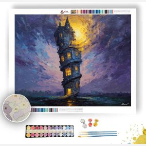 TWISTED TOWER - Paint by Numbers Full Kit