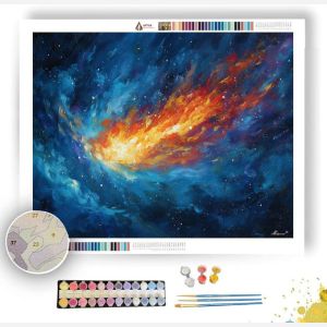 COSMIC FLAME - Paint by Numbers Full Kit