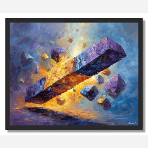 BROKEN OBELISK - FRAMED