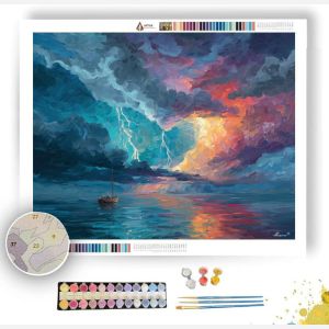 MELTED STORM - Paint by Numbers Full Kit