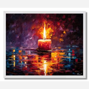 WOUNDED FLAME - FRAMED