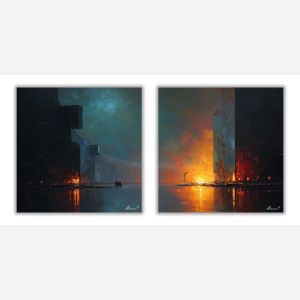 BROKEN CASTLE - SET OF 2