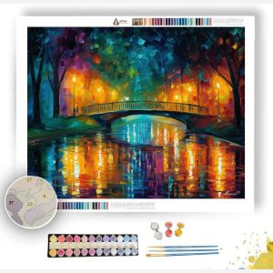 GOLDEN BRIDGE WALKWAY - Paint by Numbers Full Kit