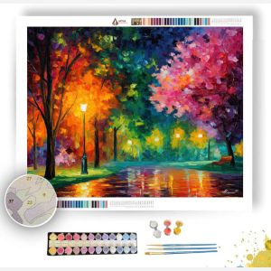COLORFUL SUNSET GARDEN - Paint by Numbers Full Kit