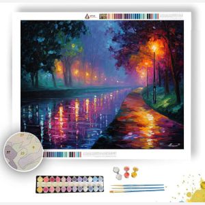 TWILIGHT RIVER PATH - Paint by Numbers Full Kit