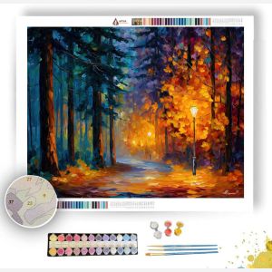 LANTERN FOREST PATH - Paint by Numbers Full Kit