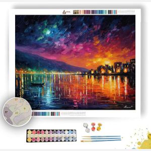 AURORA OVER THE LAKE - Paint by Numbers Full Kit
