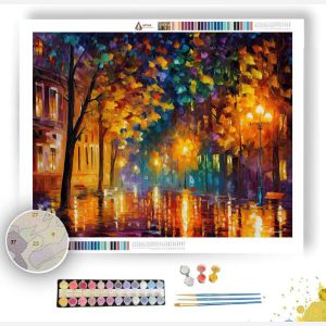 AUTUMN RADIANCE LANE - Paint by Numbers Full Kit
