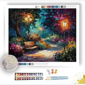 EVENING LIGHT GARDEN - Paint by Numbers Full Kit