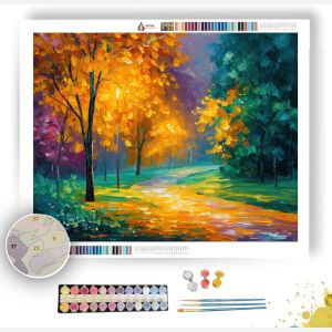 GOLDEN MEADOW PATHWAY - Paint by Numbers Full Kit
