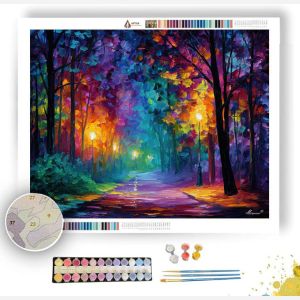 RAINBOW FOREST TRAIL - Paint by Numbers Full Kit