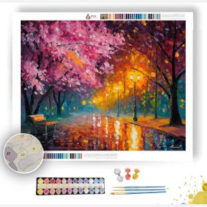 SUNRISE GARDEN GLOW - Paint by Numbers Full Kit